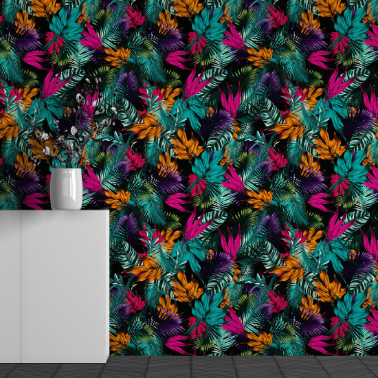 Papier peint panoramique - Motif Fleurs