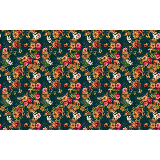 Papier peint panoramique - Motif Fleurs