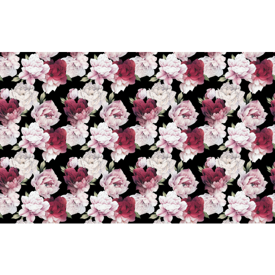 Papier peint panoramique - Motif Fleurs