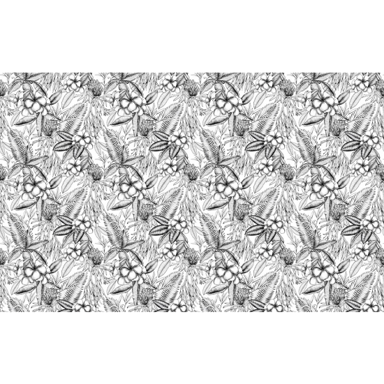 Papier peint panoramique - Motif Fleurs