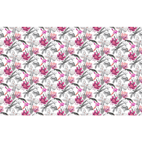 Papier peint panoramique - Motif Fleurs