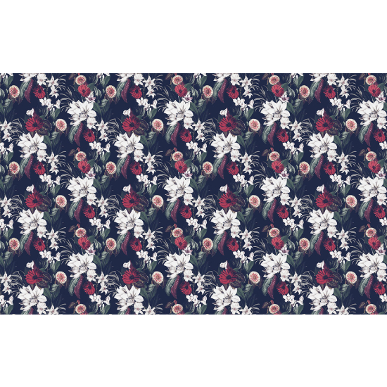Papier peint panoramique - Motif Fleurs