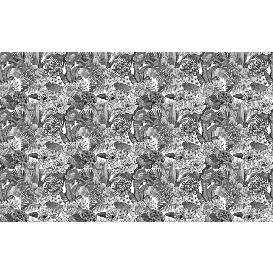Papier peint panoramique - Motif Fleurs