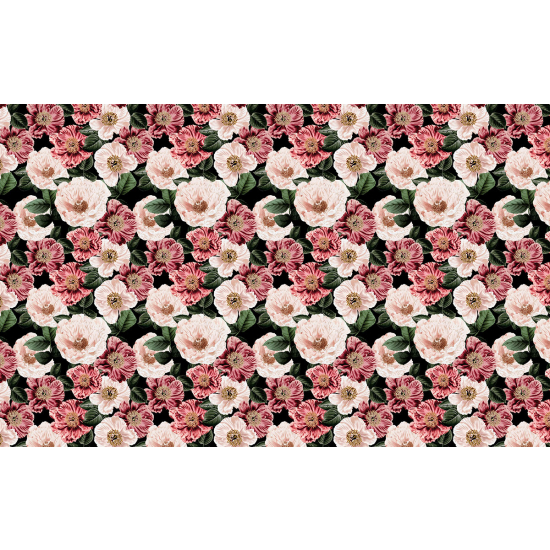 Papier peint panoramique - Motif Fleurs