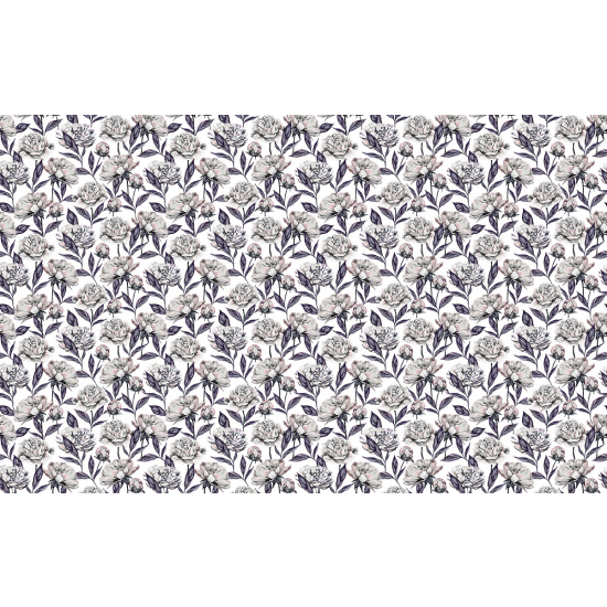 Papier peint panoramique - Motif Fleurs