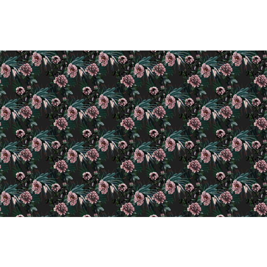 Papier peint panoramique - Motif Fleurs