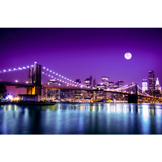 Papier peint panoramique - New York Lune