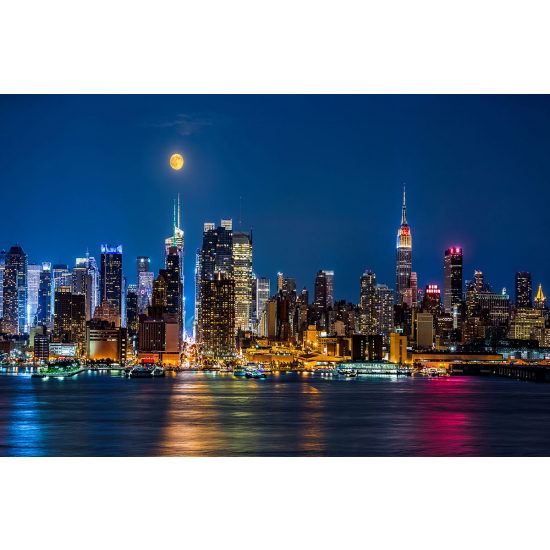 Papier peint panoramique - New York Lune