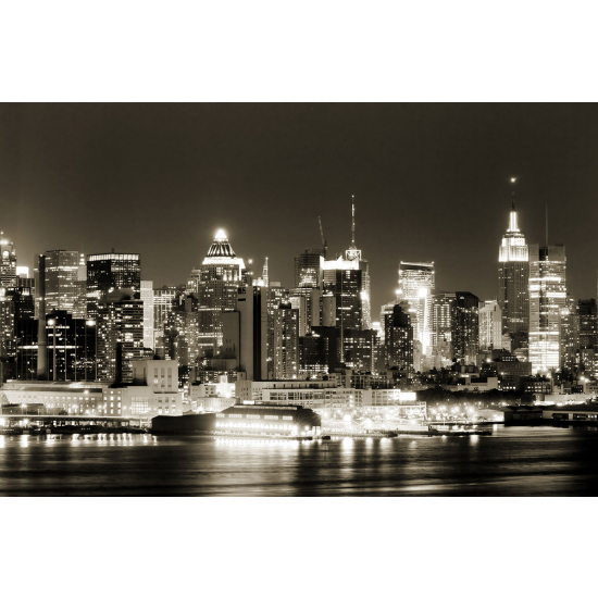 Papier peint panoramique - New York Sépia