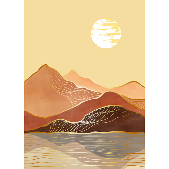 Papier peint panoramique - Paysage Boho