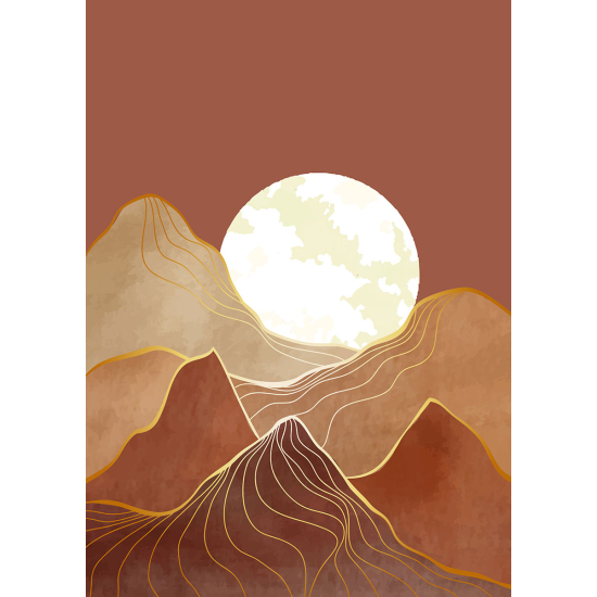 Papier peint panoramique - Paysage Boho