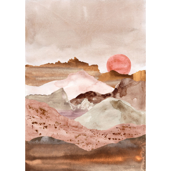 Papier peint panoramique - Paysage Boho