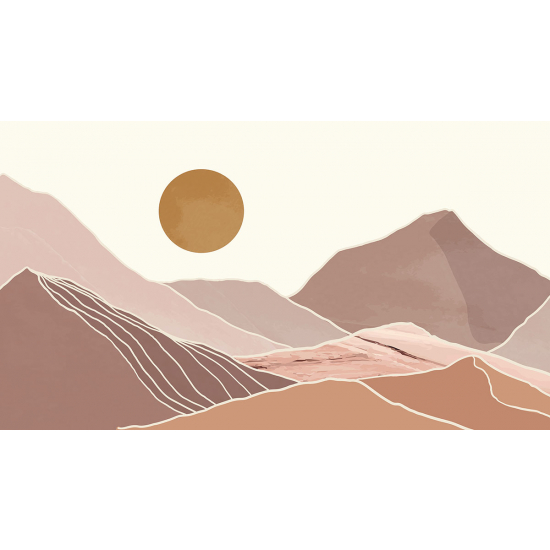 Papier peint panoramique - Paysage Boho