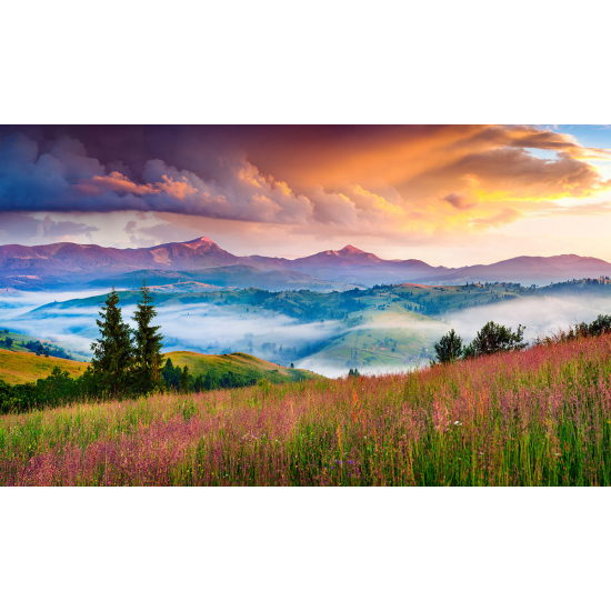 Papier peint panoramique - Paysage Montagnes