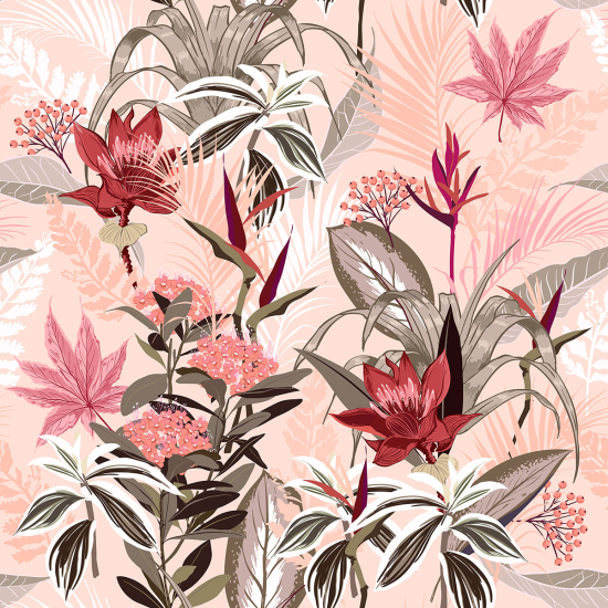 Papier peint panoramique - Plantes Tropicales