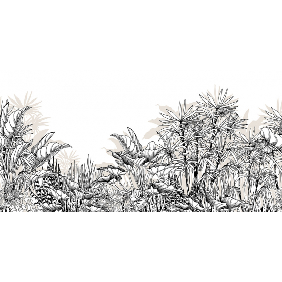 Papier peint panoramique - Plantes tropicales