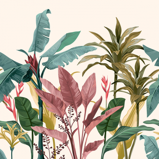 Papier peint panoramique - Plantes tropicales