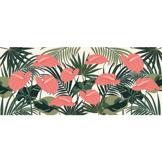 Papier peint panoramique - Plantes tropicales