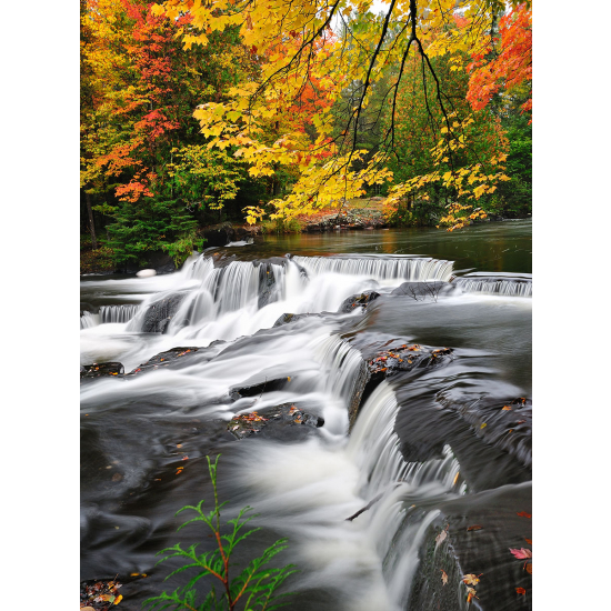 Papier peint panoramique - Rivière Automne