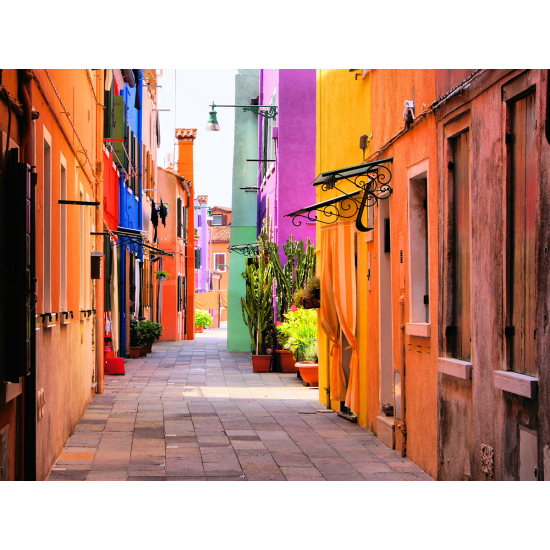 Papier peint panoramique - Ruelle de Burano