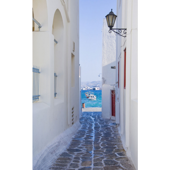 Papier peint panoramique - Ruelle grecque