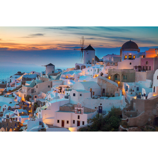 Papier peint panoramique - Santorin Grèce