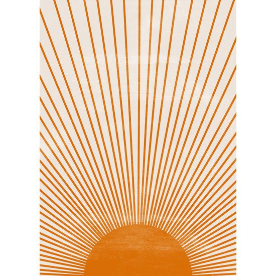 Papier peint panoramique - Soleil Boho
