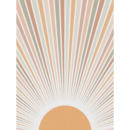 Papier peint panoramique - Soleil Boho