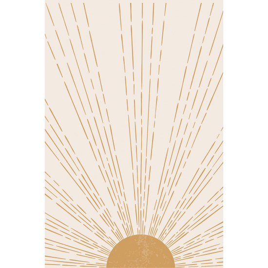 Papier peint panoramique - Soleil Boho