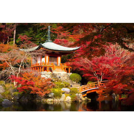 Papier peint panoramique - Temple japonais