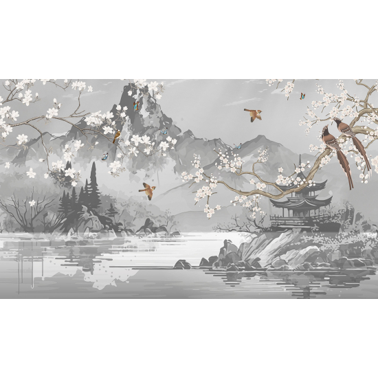 Papier peint panoramique - Temple Japonais
