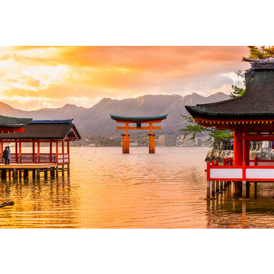 Papier peint panoramique - Temples Japonais