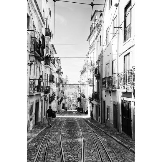 Papier peint panoramique - Tramway Lisbonne