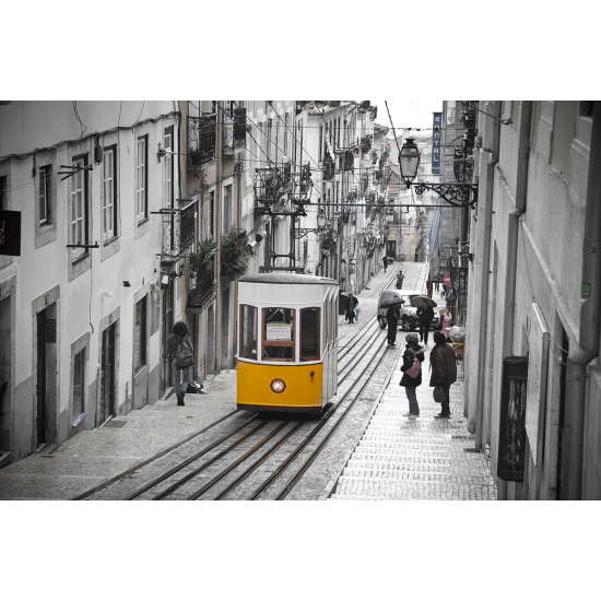 Papier peint panoramique - Tramway Lisbonne