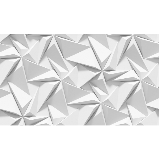 Papier peint panoramique - Triangles Effet 3D