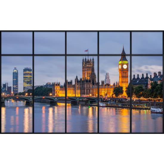 Papier peint panoramique Trompe l'œil Verrière - Londres