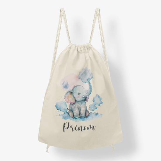 Sac à dos cordon - Eléphanteau