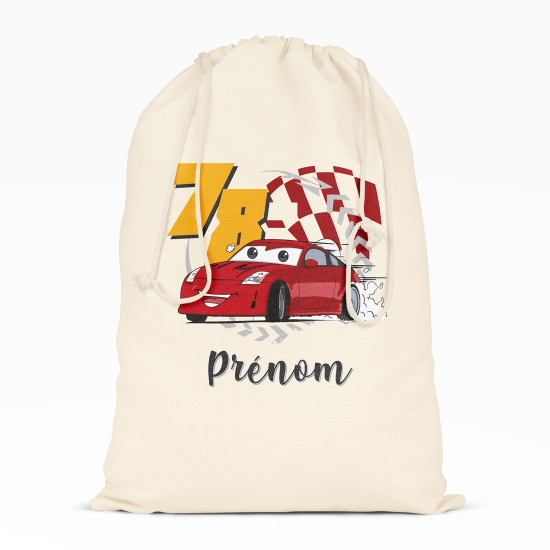 Sac à ficelles - Voiture de course