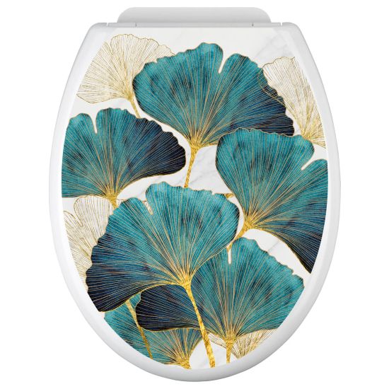 Stickers Abattant WC - Feuilles