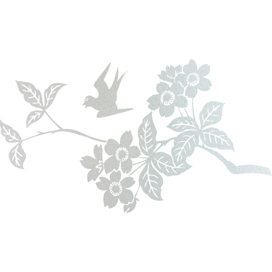 Stickers Dépoli - Branche florale