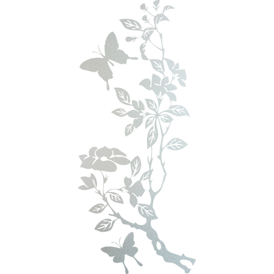 Stickers Dépoli - Fleurs Papillons