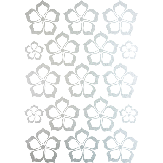 Stickers Dépoli - Kit 17 Fleurs