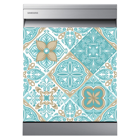 Stickers Lave vaisselle - Carreaux de ciment
