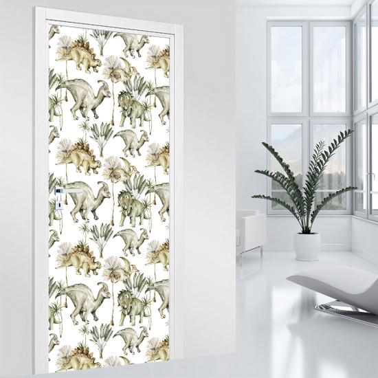 Stickers pour porte Enfants - Dinosaures