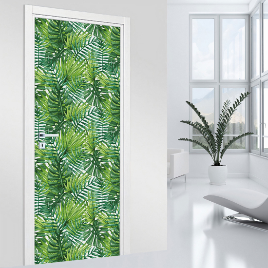 Stickers pour porte - Feuilles