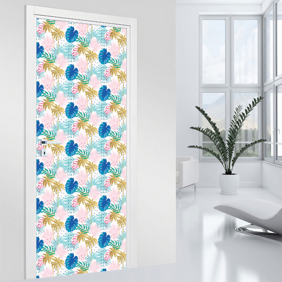 Stickers pour porte - Feuilles