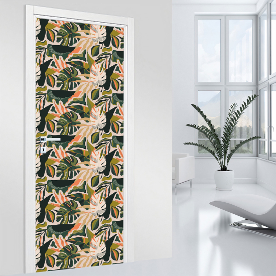 Stickers pour porte - Feuilles