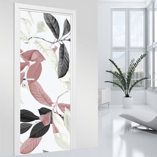Stickers pour porte - Feuilles