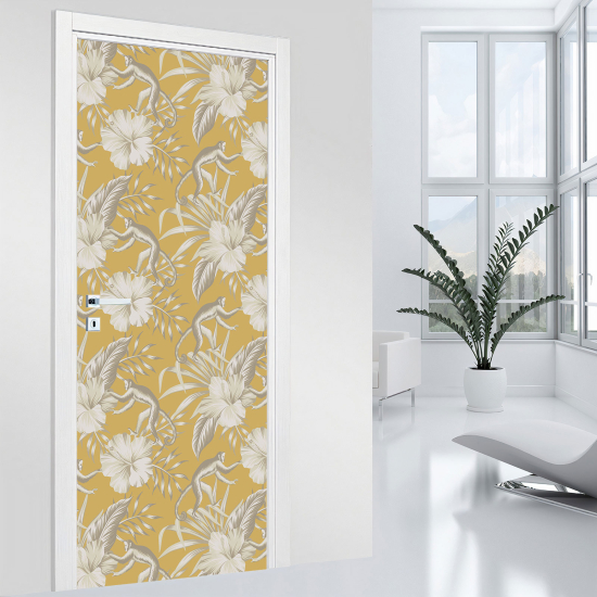 Stickers pour porte - Jungle