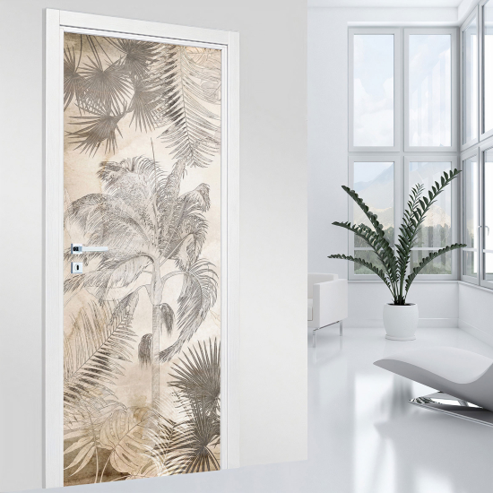 Stickers pour porte - Jungle